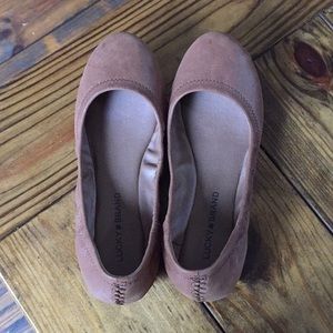 Lucky Brand Upper Leather Emmie Flat
